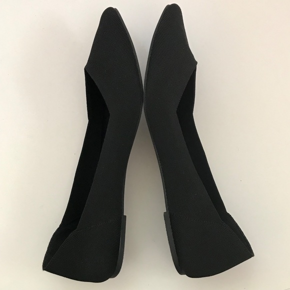 MIA Kerrie Point Toe Knit Flats Black Women’s Size 11 - Picture 10 of 16